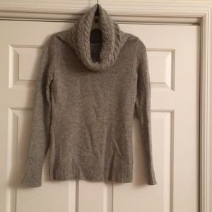Vittadini wool/cashmere cowl neck sweater